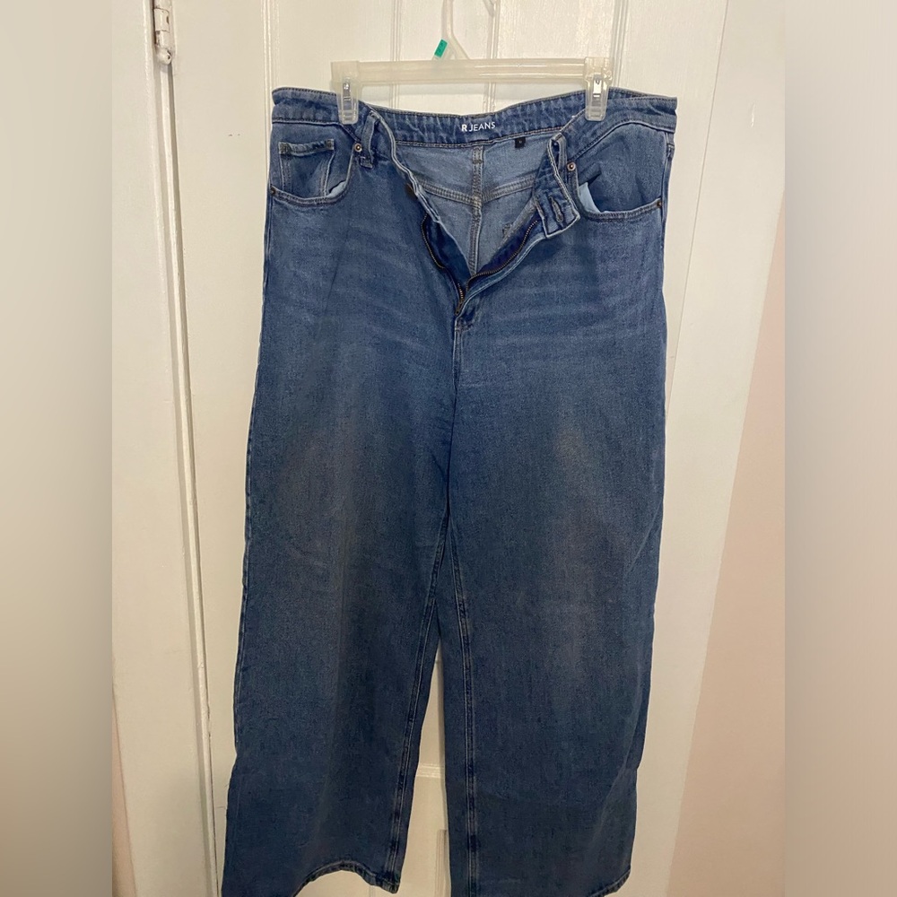 Reitmans high rise wide leg jeans